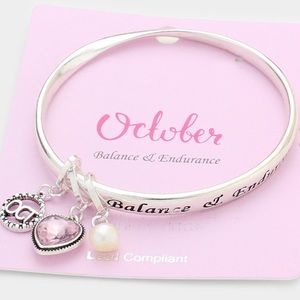 🆕 “Balance & Endurance” Oct Heart Bracelet